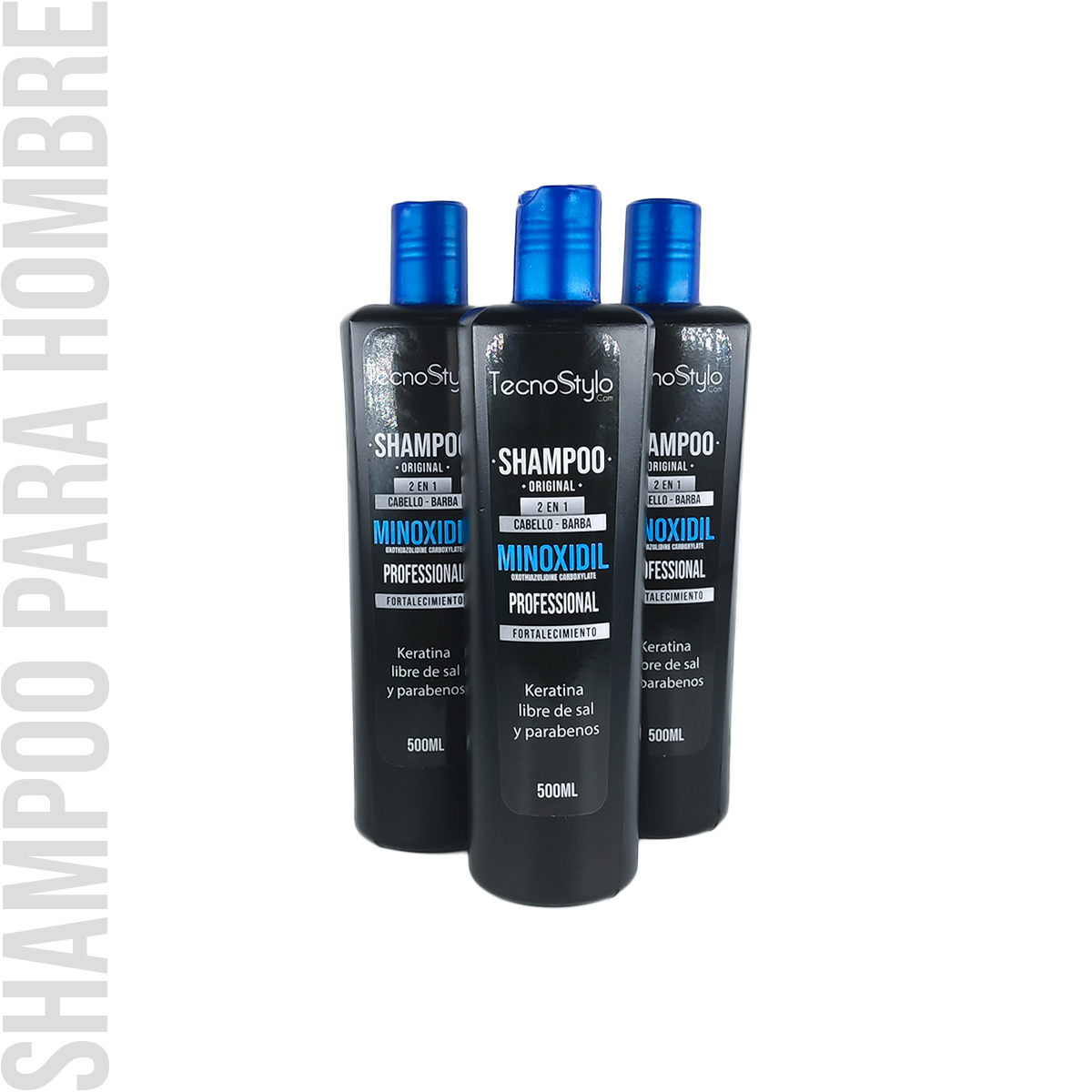 Shampoo con Minoxidil para Hombre X 500Ml